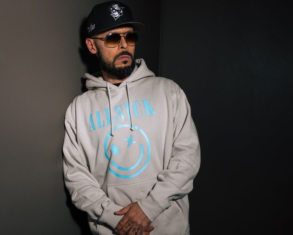 Smoke Grey Allsick Nirvana Hoodie